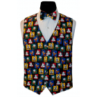 Mickey, Goofy, and Donald Tuxedo Vest and Bow Tie